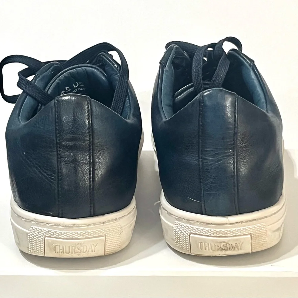Thursday Boot Company Navy Blue Leather Sneakers size 8.5